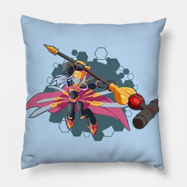 QuenChessmon Pillow by PRPrints