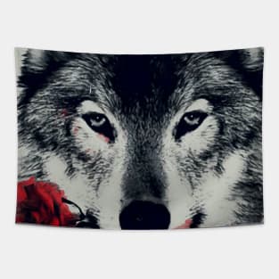 Beloved wolf Tapestry
