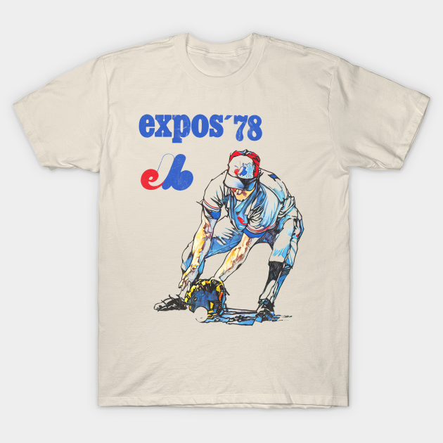 1978 Montreal Expos ---- Vintage Faded Baseball Design - Baseball Lover - T-Shirt