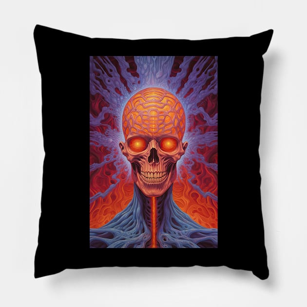 Ecstasy Ghost Pillow by obstinator