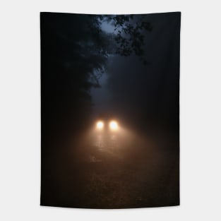 Foggy Headlights Tapestry