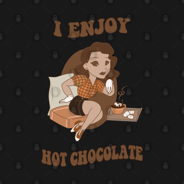 Old Style Cartoon pin up - Chocolate by JuditangeloZK