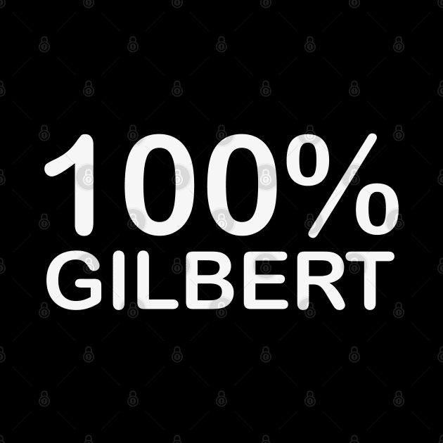 Gilbert Name, funny gifts for people who have everything. by BlackCricketdesign