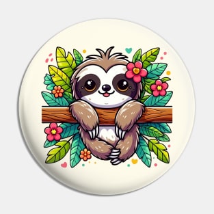 Cute Kawaii Sloth Pin