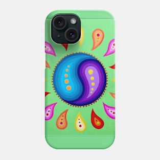 Psychedelic Yinyang Mandala Phone Case