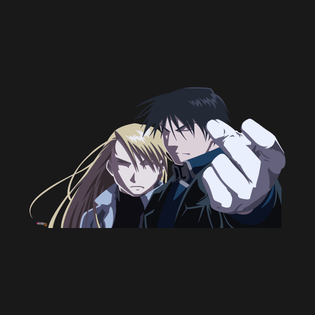 FMAB Riza and Roy by GeekyTee