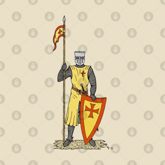 Medieval Knight Early 13th Century by AzureLionProductions