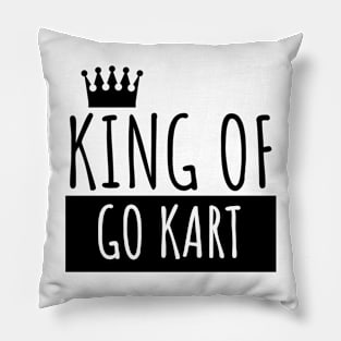 King of go kart Pillow