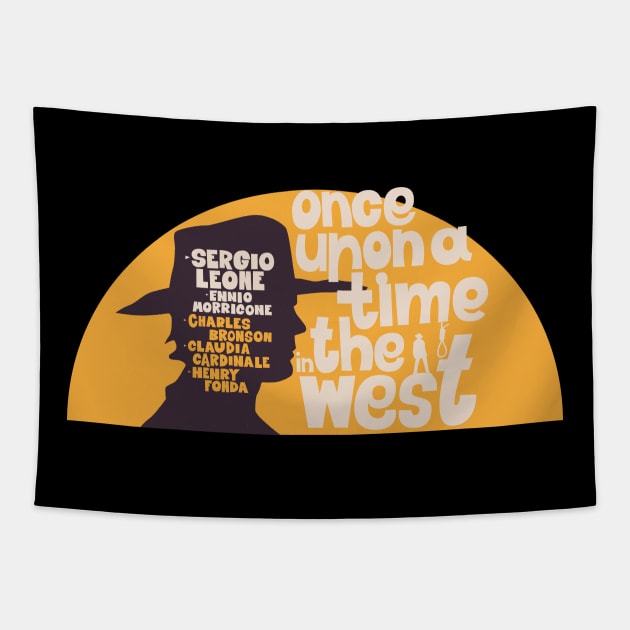 Serenade of the Spaghetti Western: Tribute to Once Upon a Time in the West Tapestry by Boogosh