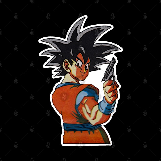 Goku's Got a Gun by retroworldkorea