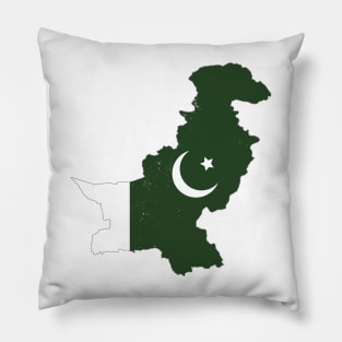 Pakistan Map Pillow