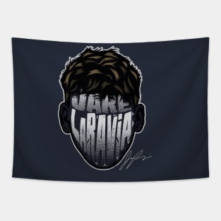 Jake LaRavia Memphis Player Silhouette Tapestry