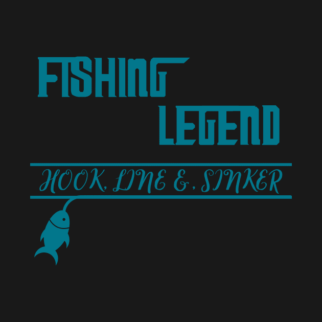 Fishing Legend by Rissenprints