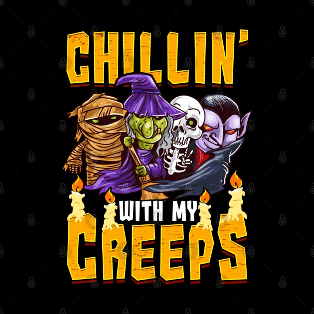 Halloween Chillin' With My Creeps by E