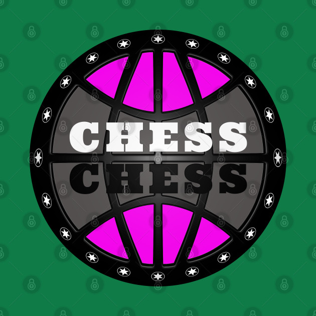 Chess Logo in Black, White and Pink by The Black Panther