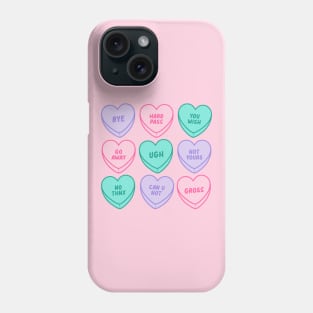 Anti Love Pills Love Sucks Anti Valentines Day No Thnx Can U Not Go Away Phone Case