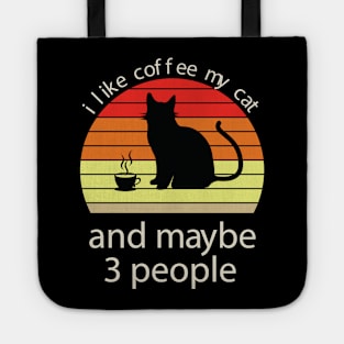 I like coffee cat 3 more Tote