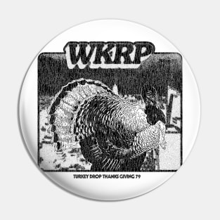 WKRP Thanksgiving 79 Retro Vintage Pin