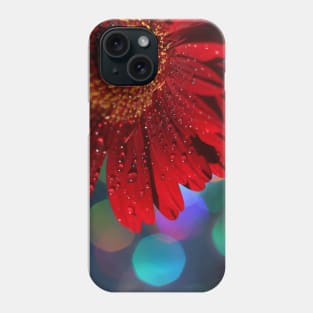 Red Rainbow Gerbera Phone Case