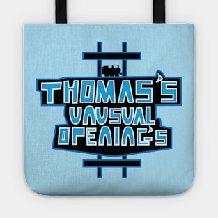 Thomas Unusual Openings Logo - Blue Variant Tote