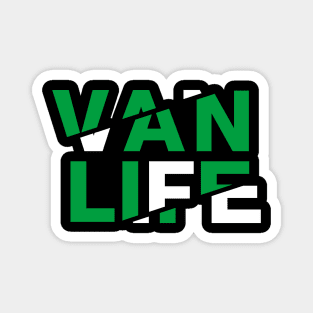 Vanlife: tracks - Green white Magnet