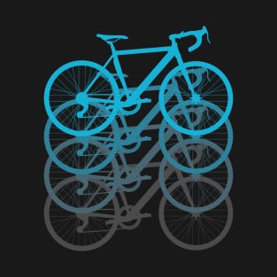 Bicycle retro blue T-Shirt