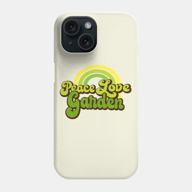 Peace Love Garden Phone Case by Jitterfly