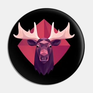 Moose, Forest Animal Pin
