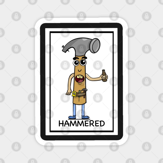 Hammered Henry Magnet by CarterGraphics