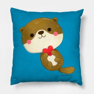 Kawaii Otter Pillow