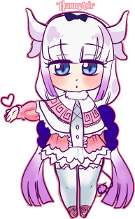 Kanna, the lil dragon Magnet