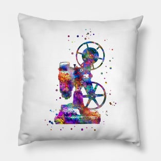 Vintage film movie projector Pillow