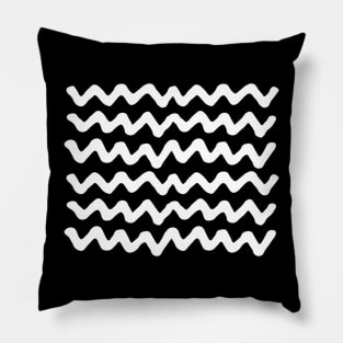 waves geometric design Pillow