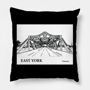 East York Ontario Pillow