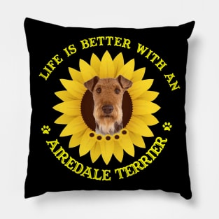 Airedale Terrier Lovers Pillow