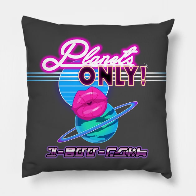 Planets Only! Pillow by iannorrisart