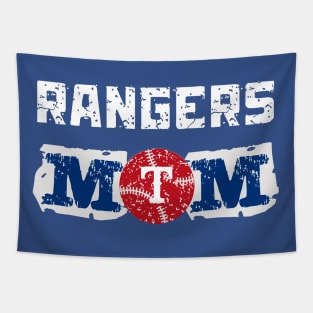 I LOVE TEXAS RANGERS BASEBALL AND MY MOM Tapestry