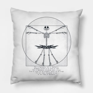 Vitruvian Jack Pillow