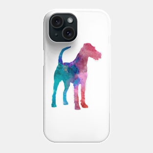 Irish Terrier in watercolor Phone Case