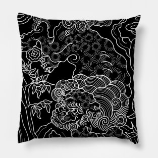 Chinese Foo Dog Pillow