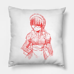 Anime Maid Sketch Pillow