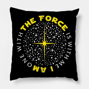 The Force is with me (yellow) Pillow