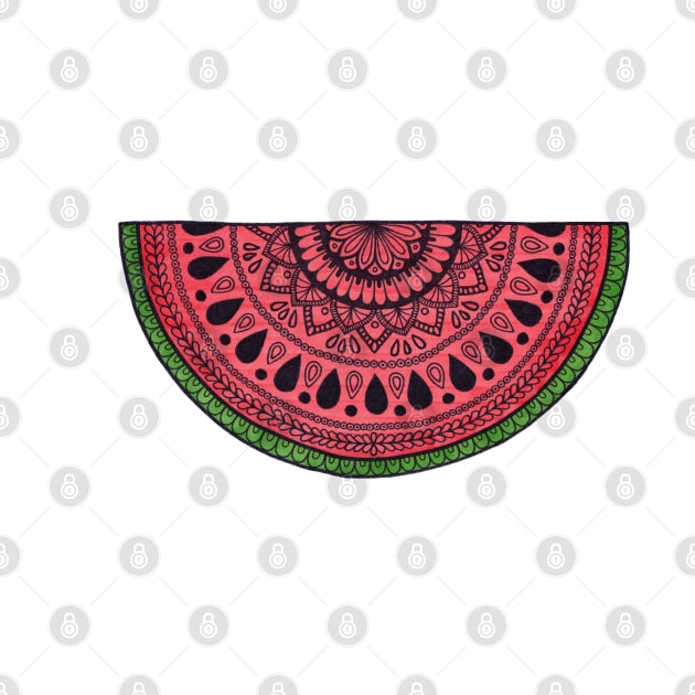 Watermelon Mandala by calenbundalas