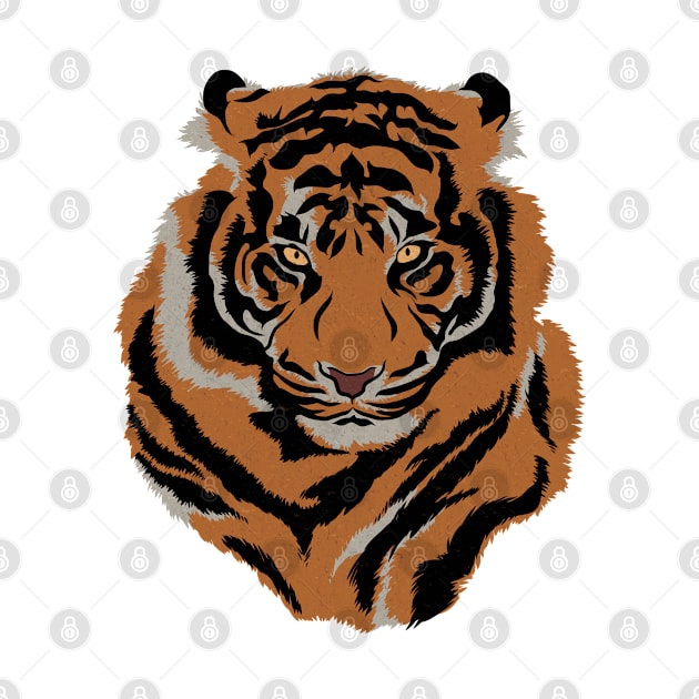 Tiger Face Wild Life Creature Animal Tiger Lover, Gift For Men, Women & Kids by Art Like Wow Designs