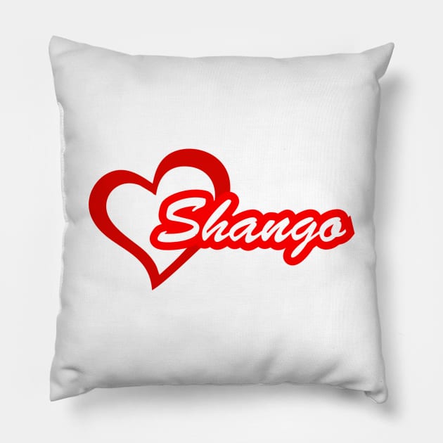 Heart Shango Pillow by Korvus78