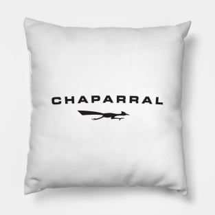 Chaparral Can Am - black print Pillow