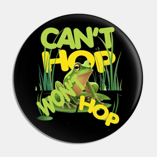 Can't Hop Won't Hop Pin by Debrawib