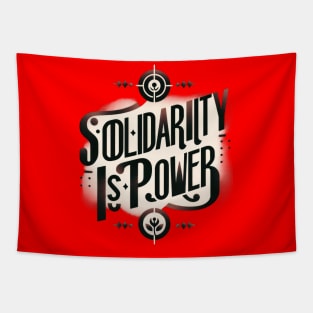 Solidarity Is Power Merchandise Tapestry