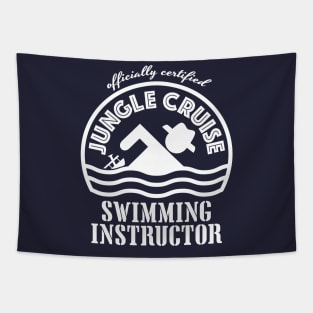 Jungle Cruise Swimming Instructor Tapestry