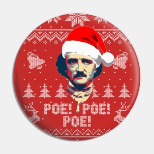 Edgar Allan Poe Christmas Pin
